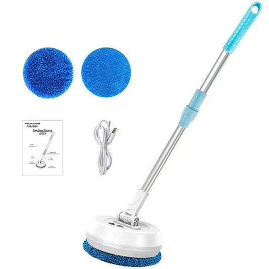 Wireless Automatic Electric Spin Mop Cleaning Machine 2 in 1 Wet & Dry Home Cleaner Car Glass Ceiling Door Windows Floor Cleaner